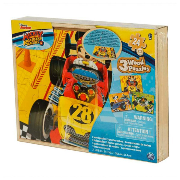 

Пазл деревянный Spin Master Микки 3 в 1 (SM98297/6041359)