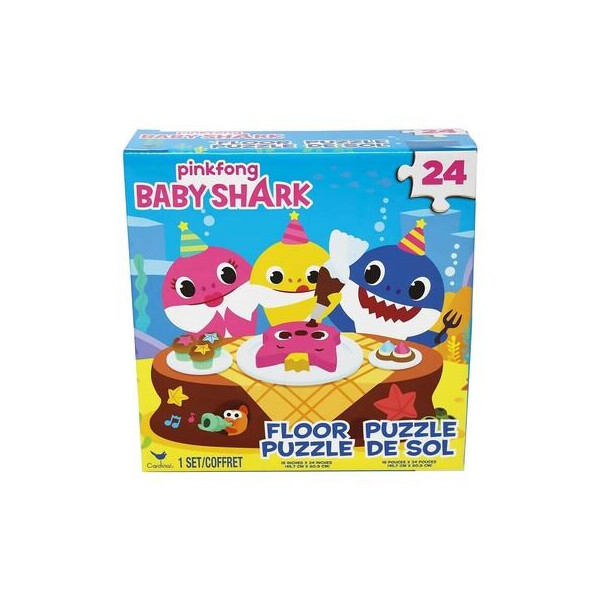 

Напольный пазл Spin master Pinkfong Малышка Акула 24 эллемента (SM98395/6053215)