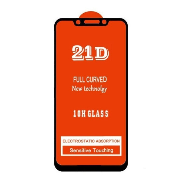 

Защитное стекло 21D Full Glue для Xiaomi Poco F1 черное 0,3 мм в упаковке