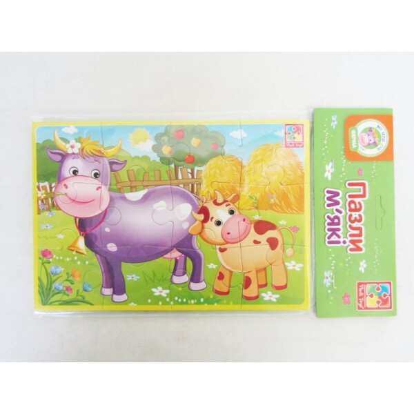 

Мягкие пазлы А5 Vladi Toys Животные фермы (VT1103-44)