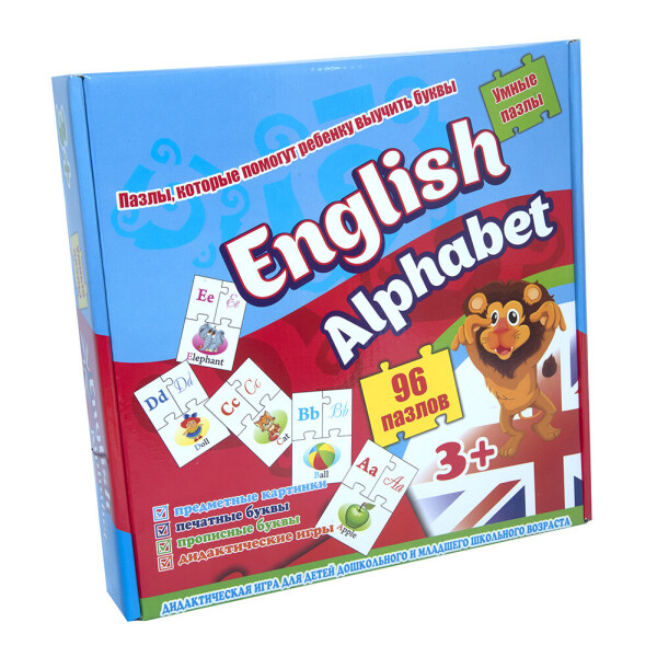 

Пазлы Strateg English alphabet 96 элементов (539)