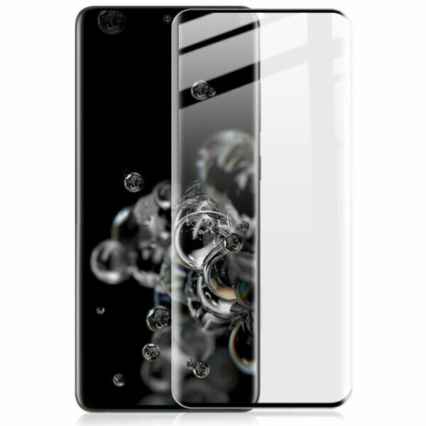 

Защитное стекло LUX EDGE для Samsung Galaxy S20 Ultra (G988) с закругленными краями черный 0,3 мм в упаковке