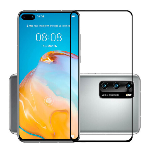 

Защитное стекло LUX для Huawei P40 Full Сover черный 0,3 мм в упаковке
