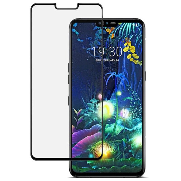 

Защитное стекло LUX для LG V50 ThinQ Full Сover черный 0,3 мм в упаковке