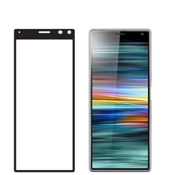 

Защитное стекло LUX для Sony Xperia 8 Full Сover черный 0,3 мм в упаковке