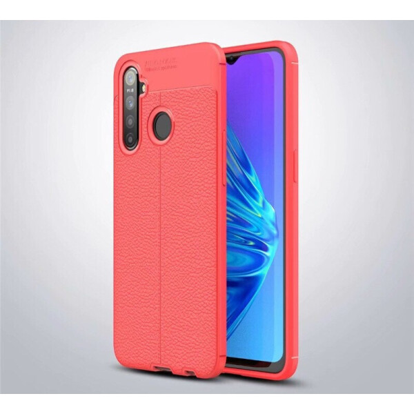 

Чехол Auto Focus для Realme C3 силикон Original Soft Touch красный