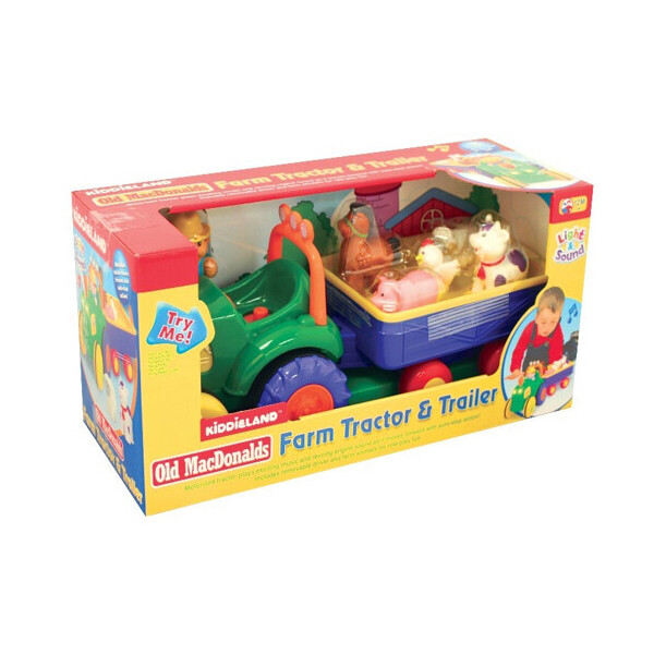 

Игрушка на колесах Kiddieland ТРАКТОР С ТРЕЙЛЕРОМ (024753)