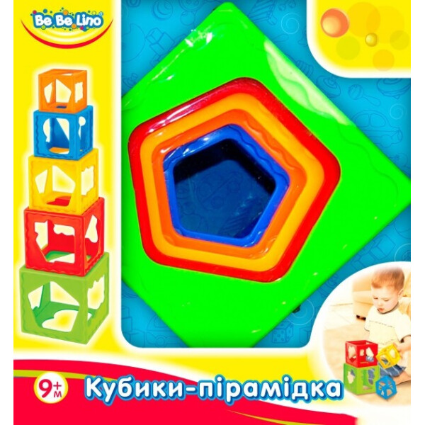

Игрушка Bebelino Кубики-пирамидка (57028)