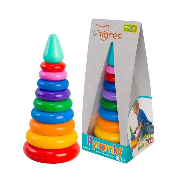 

Игрушка развивающая Пирамидка ЛЮКС в коробке (39372)