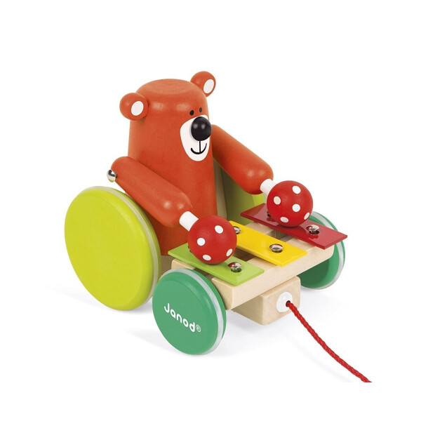 

Игрушка каталка Janod Мишка с ксилофоном (J08193)