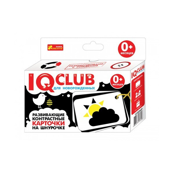 

Карточки на шнуровке Узоры IQ-club на русском языке (13152044Р)