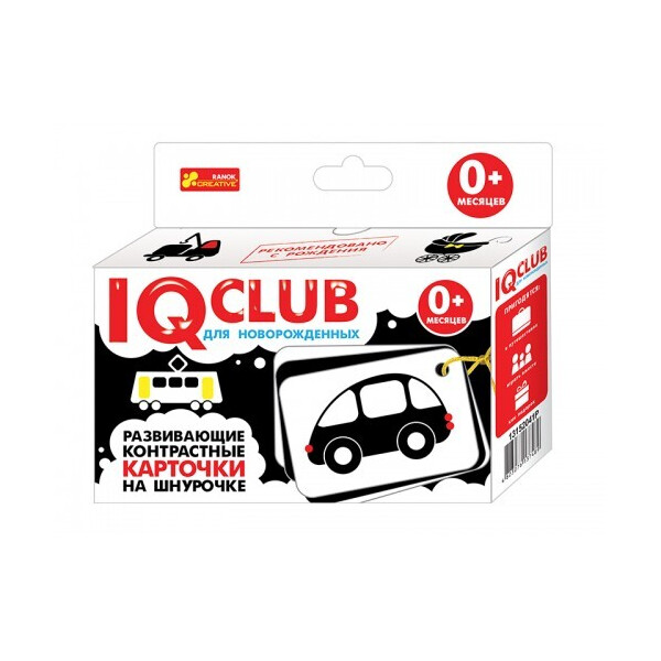 

Карточки на шнуровке Транспорт IQ-club на русском языке (13152041Р)