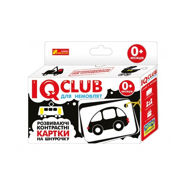 

Карточки на шнуровке Транспорт IQ-club на украинском языке (13203010У)