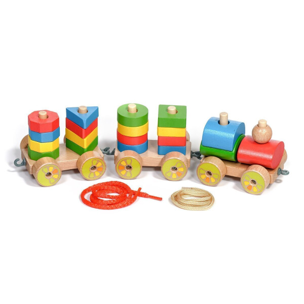 

Игрушка развивающая из дерева Мир деревянных игрушек Паровозик (Д163)