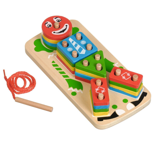 

Игрушки из дерева Мир деревянных игрушек Сортер пирамидка Клоун (Д224)