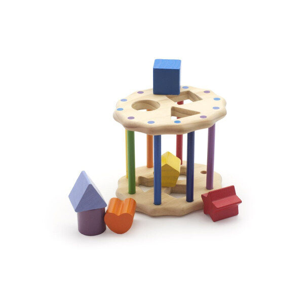 Деревянная игрушка Мир деревянных игрушек Сортер Занимательный цилиндр (Д028)