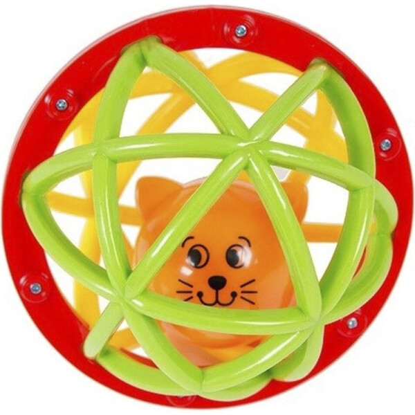 

Погремушка шарик Kiddieland Шустрый котенок (49858)