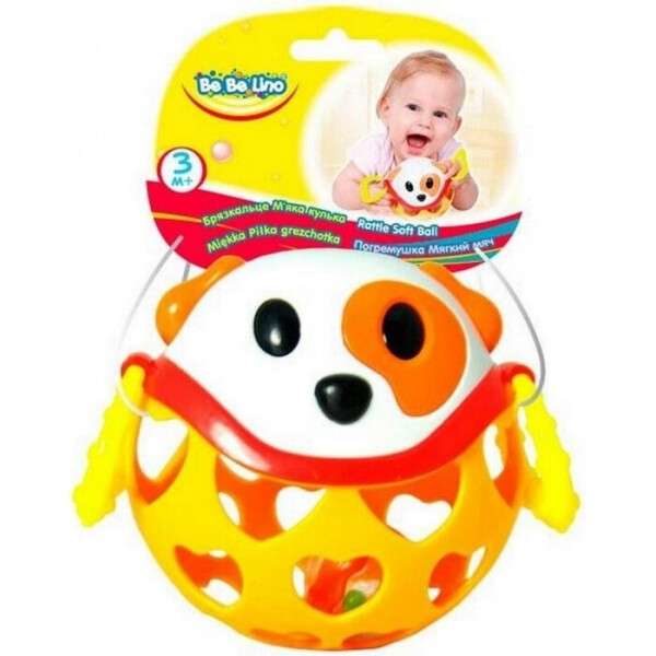 

Погремушка BeBeLino Мягкий мяч Собака (58059)