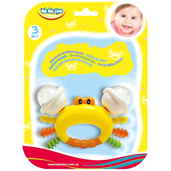 

Игрушка прорезыватель Bebelino Крабик (58063)