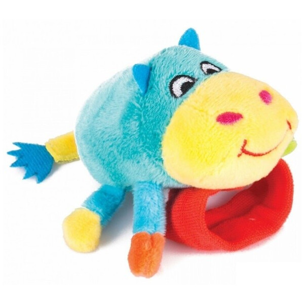 

Игрушка погремушка на ручку Happy Snail Бегемотик Бубба (14HSB03BU)