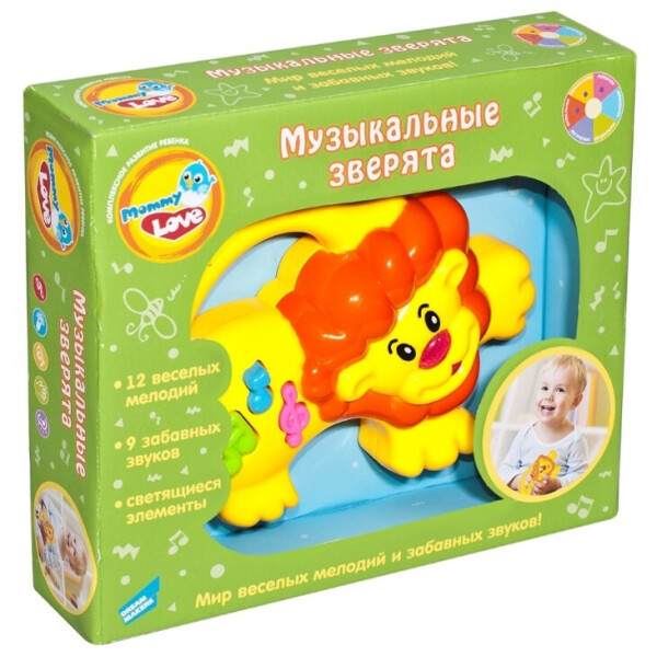 

Игрушка электронная развивающая Mommy Love Музыкальные зверята (6001A)