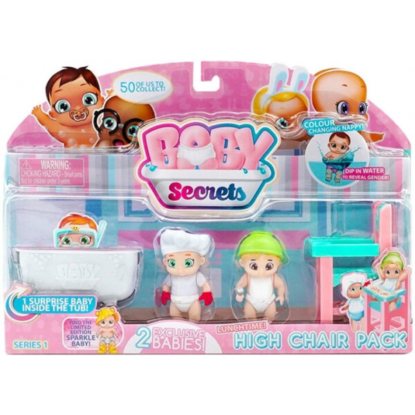

Игровой набор-сюрприз Baby Secrets со стульчиком для кормления (77023)