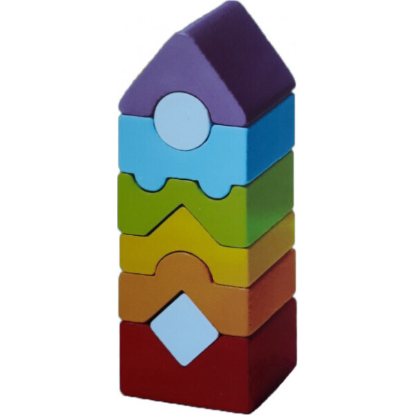 

Деревянная пирамидка Cubika LD 12 8 деталей (15009)