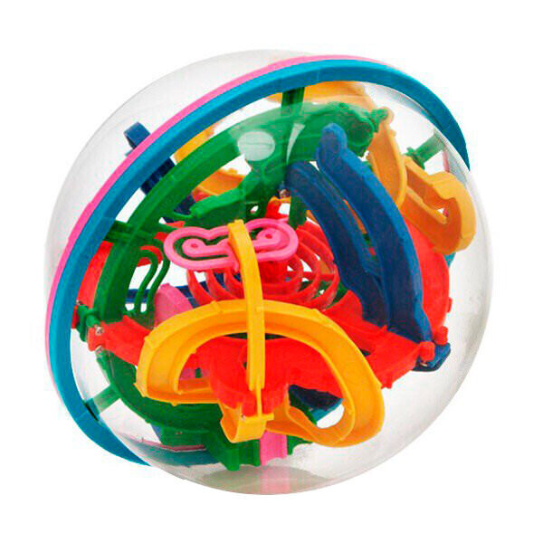 

Головоломка Icoy Toys Шар-лабиринт 20 см 100 барьеров (PL963)