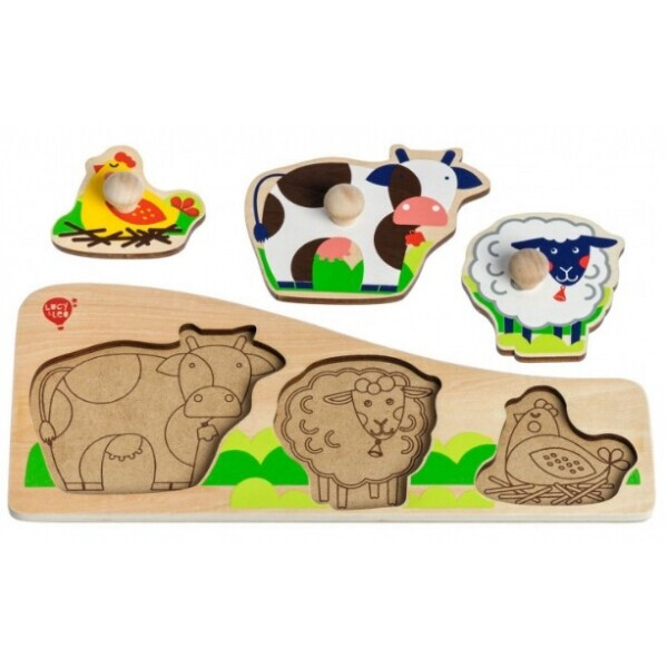 

Пазл вкладыш Lucy&Leo Животные на ферме (LL189)