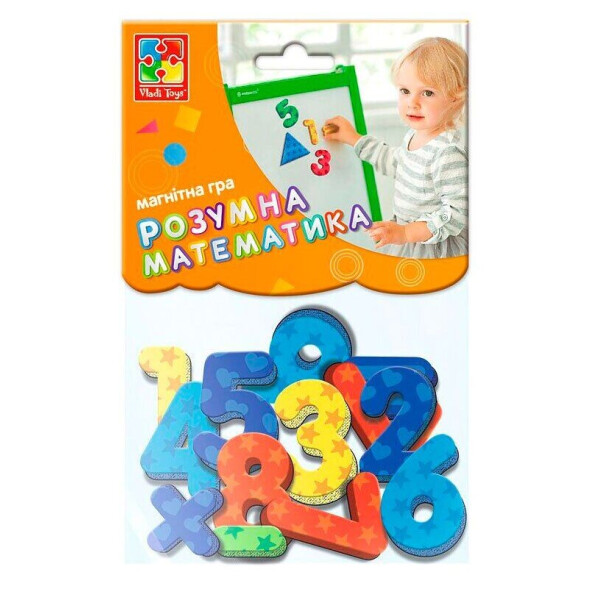 

Магнитная игра Vladi Toys Цифры и геометрические фигуры (VT5900-01)
