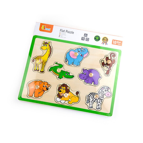 

Пазл вкладыш Viga Toys Дикие животные (50019)