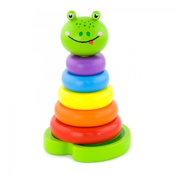 

Пирамидка Viga Toys Лягушка (50258)