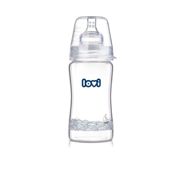 

Бутылочка стеклянная Diamond Glass (250 мл) Marine, lovi (74/201)