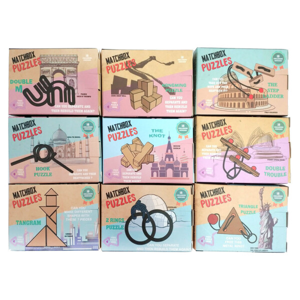 

Набор из 9 карманных головоломок MatchBox (43859)