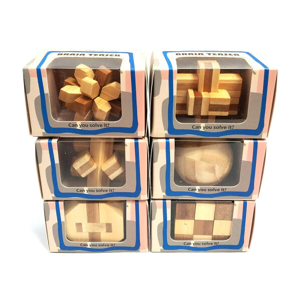 

Набор из 6 бамбуковых головоломок IQ-Wood (43853)
