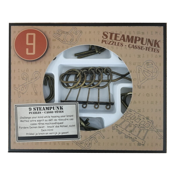 

Набор металлических головоломок Steampunk Brown set (473206)