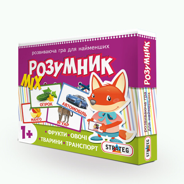 

Настольная игра Strateg маленький умник MIX на украинском (30300)