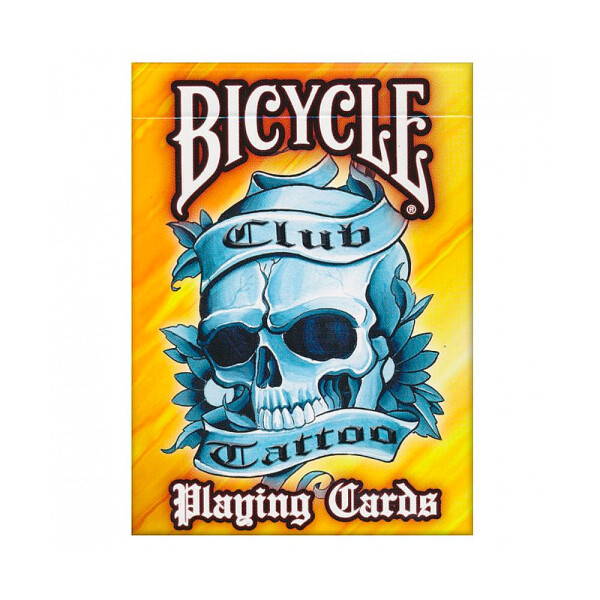 

Покерные карты Bicycle Club Tattoo Жёлтые (BCT5-Y)