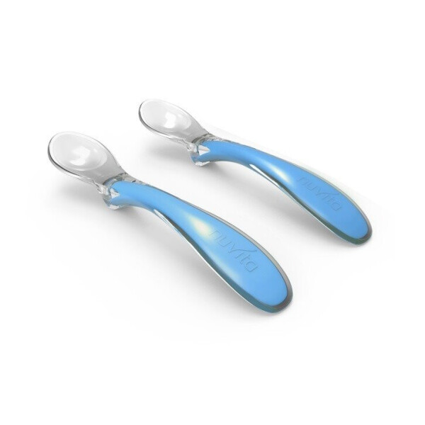 

Набор силиконовых ложечек для кормления Nuvita Easy Eating 6м 2 шт Синяя (NV8480Blue)