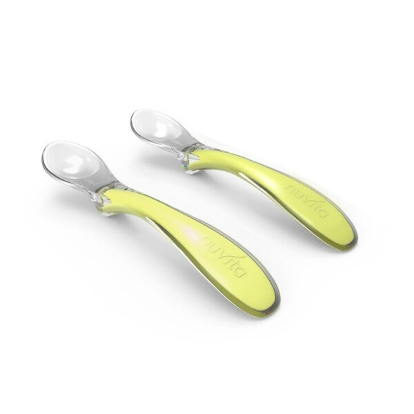 

Набор силиконовых ложечек для кормления Nuvita Easy Eating 6м 2 шт Салатовая (NV8480Lime)