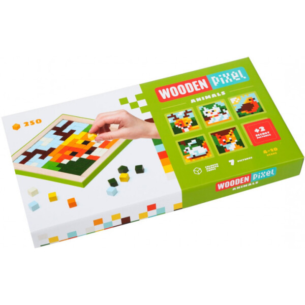

Мозаика Cubika Wooden Pixel 3 Животные (14897)