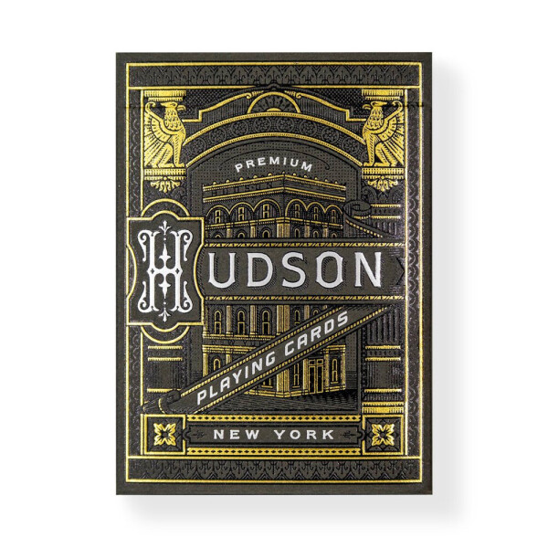 

Покерные карты Theory11 Hudson Black (29185)