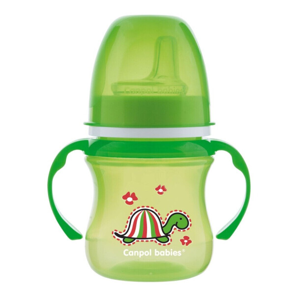 

Тренировочная кружка Canpol Babies Sweet Fun зеленая 120 мл (35/207_gre)