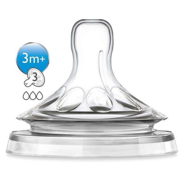 

Соска силиконовая Philips Avent Natural Средний поток (SCF653/27)