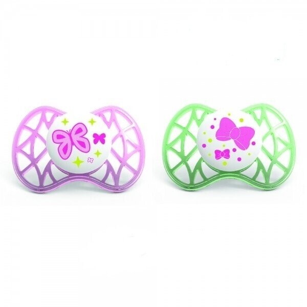 

Пустышка симметрическая Nuvita Air 6м+ 2шт. для девочки (NV7081Pink)