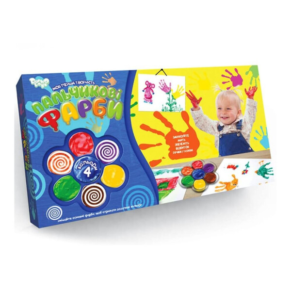 

Пальчиковые краски Danko Toys Мое первая творчество (ДТ-ОО-09-85)