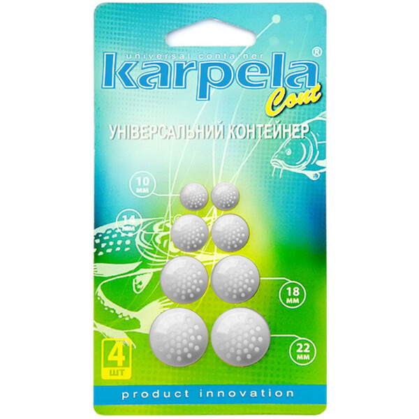 

Универсальные контейнеры Karpela Cont с круглыми отверстиями 4 шт. Белые (450137)