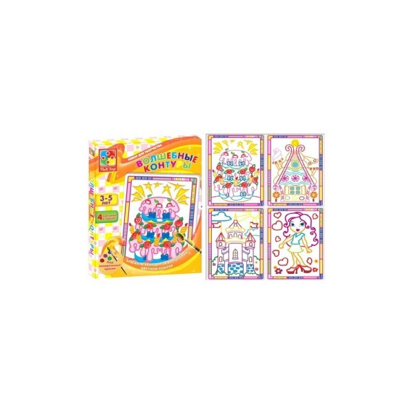 

Набор для творчества Vladi Toys Волшебные контуры укр (VT2601-04)