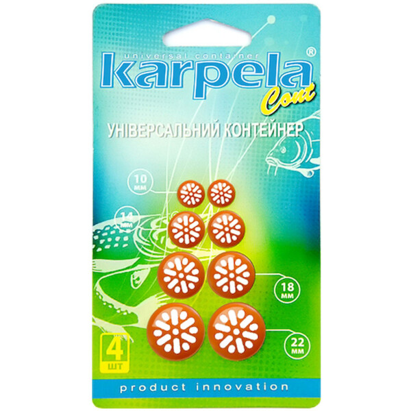 

Универсальные контейнеры Karpela Cont с удлиненныйми отверстиями 4 шт. Оранжевые (450250)
