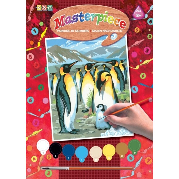 

Набор для творчества Sequin Art PAINTING BY NUMBERS JUNIOR Пингвины SA0033